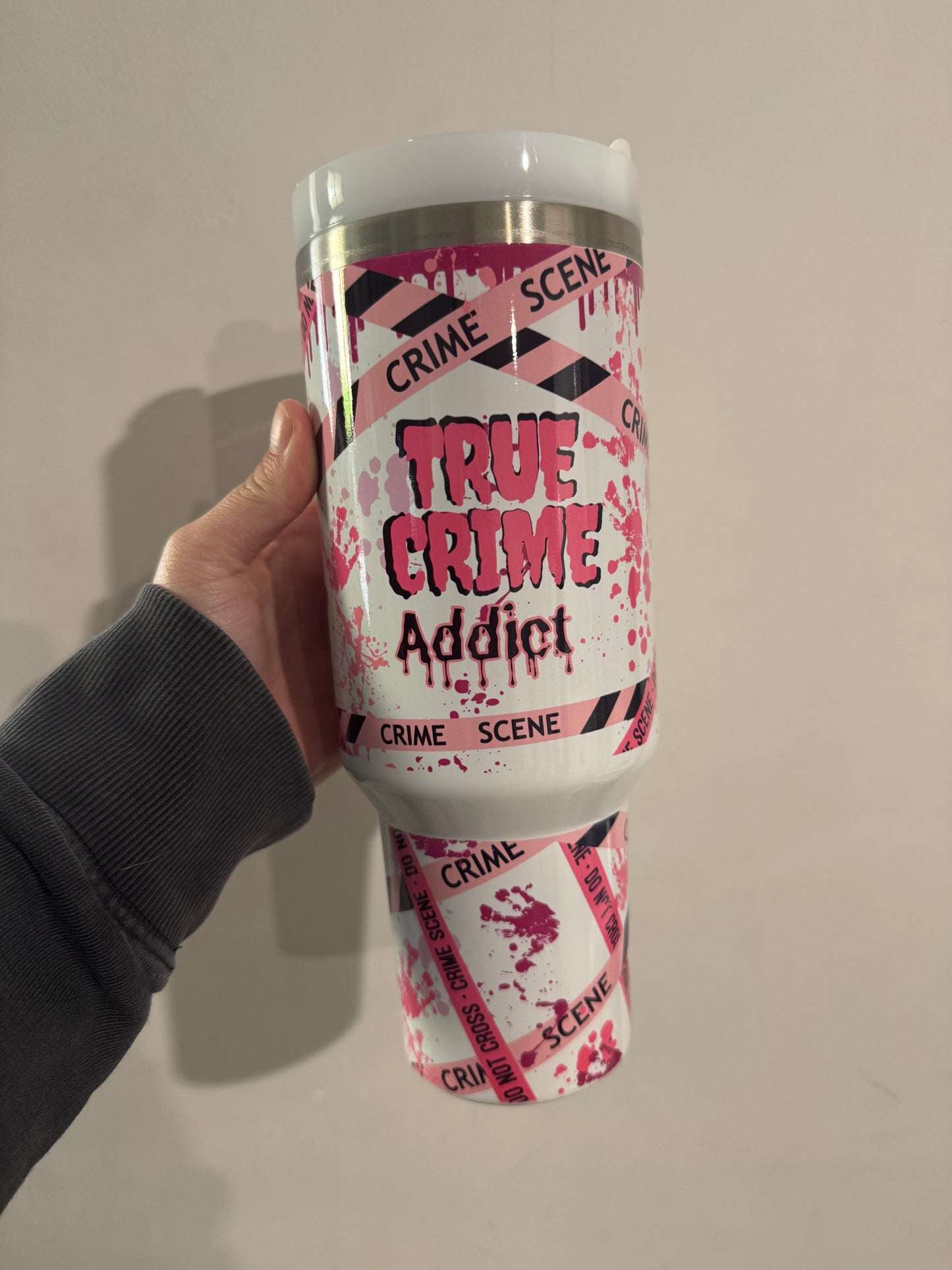 True Crime Junkie 40oz Tumbler