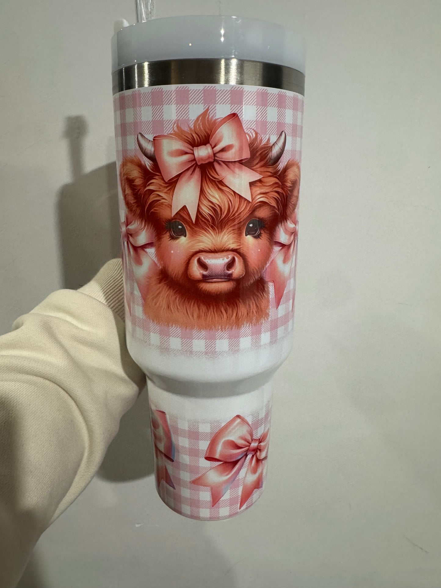 Pink highland 40oz Tumbler