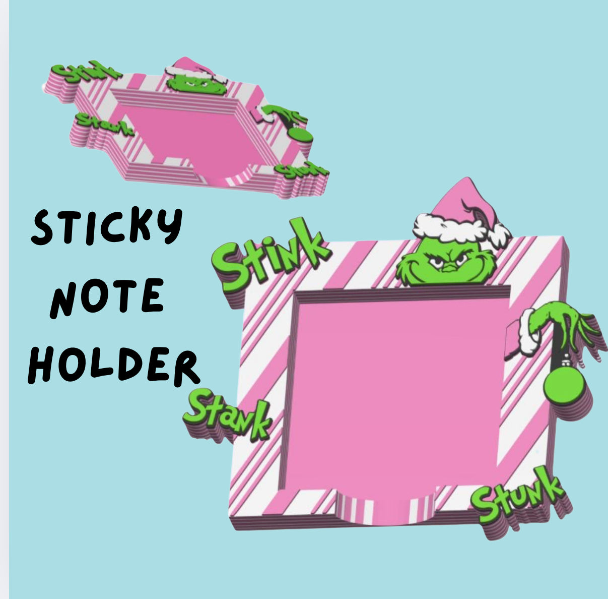Grinch Sticky Note holder