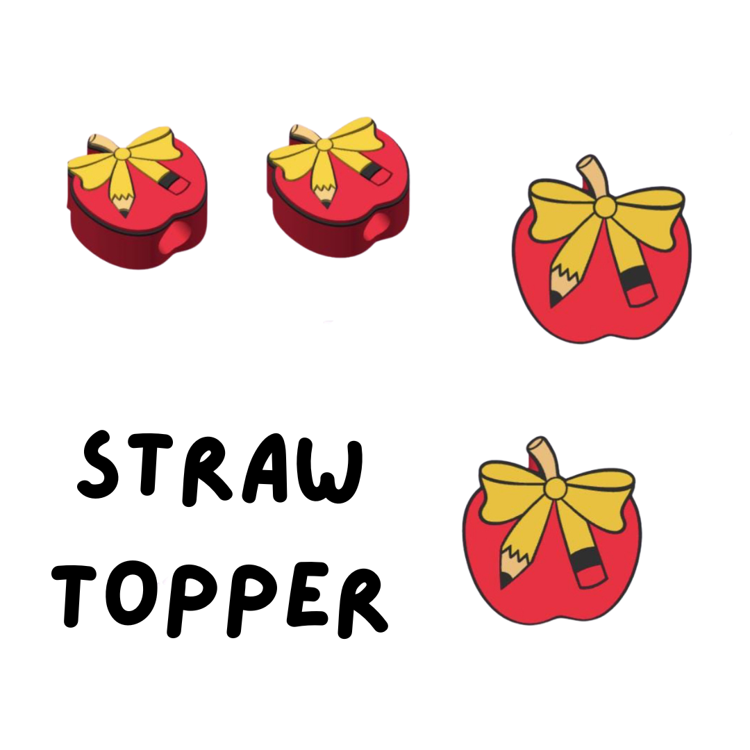 Apple Pencil Straw toppers