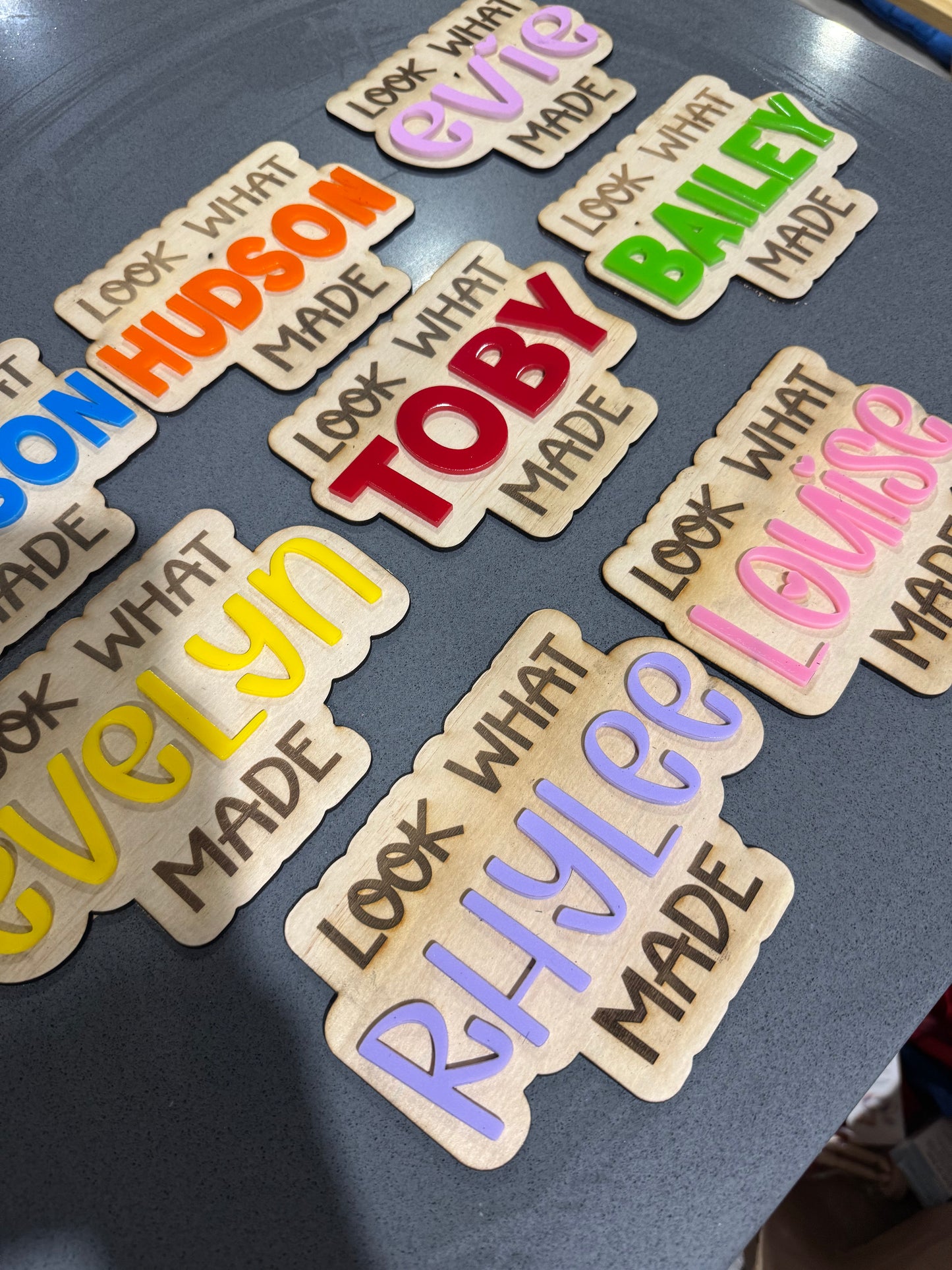 Look what (name) made magnet