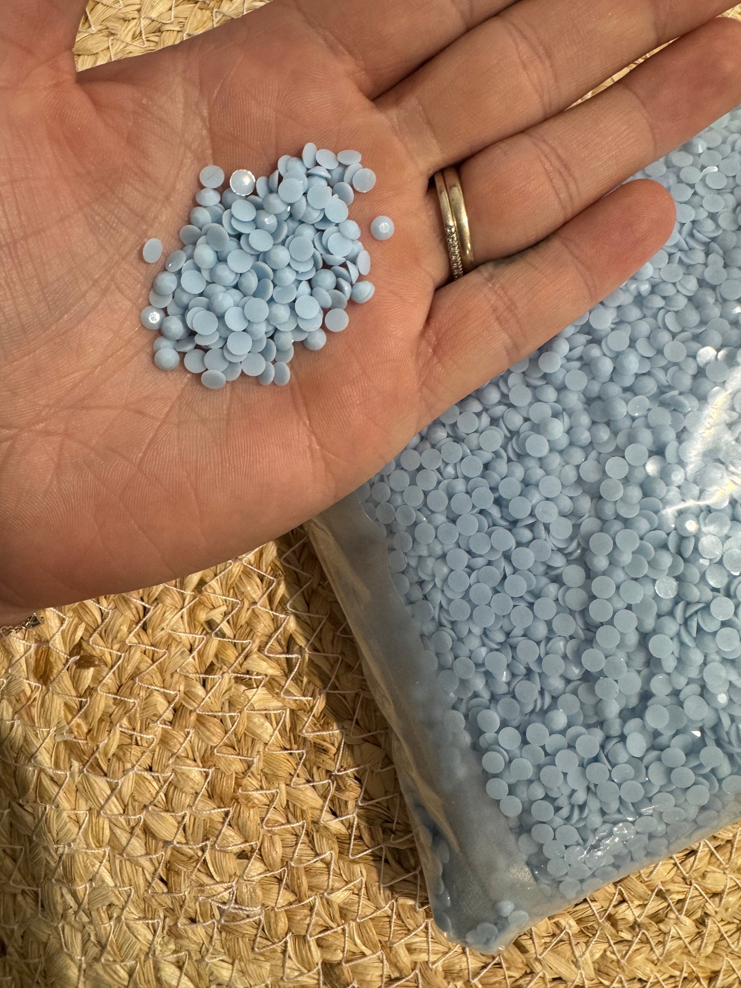 4mm Rhinestones -Baby Blue