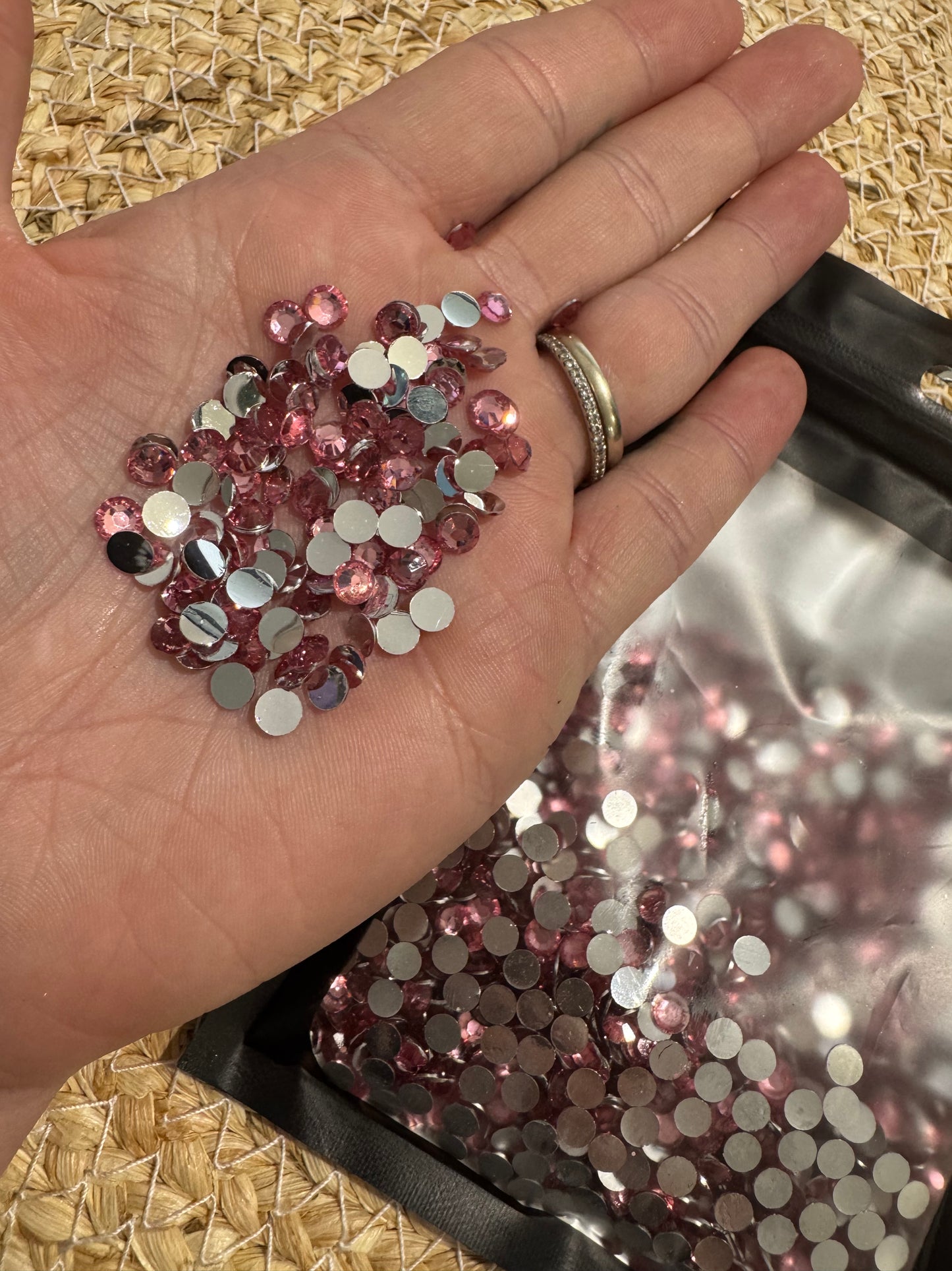 5mm Rhinestones - Baby Pink