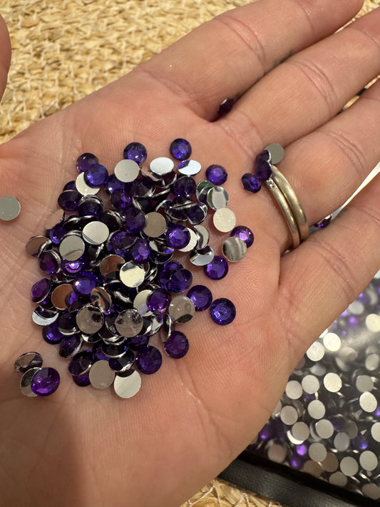 5mm Rhinestones -Amethyst