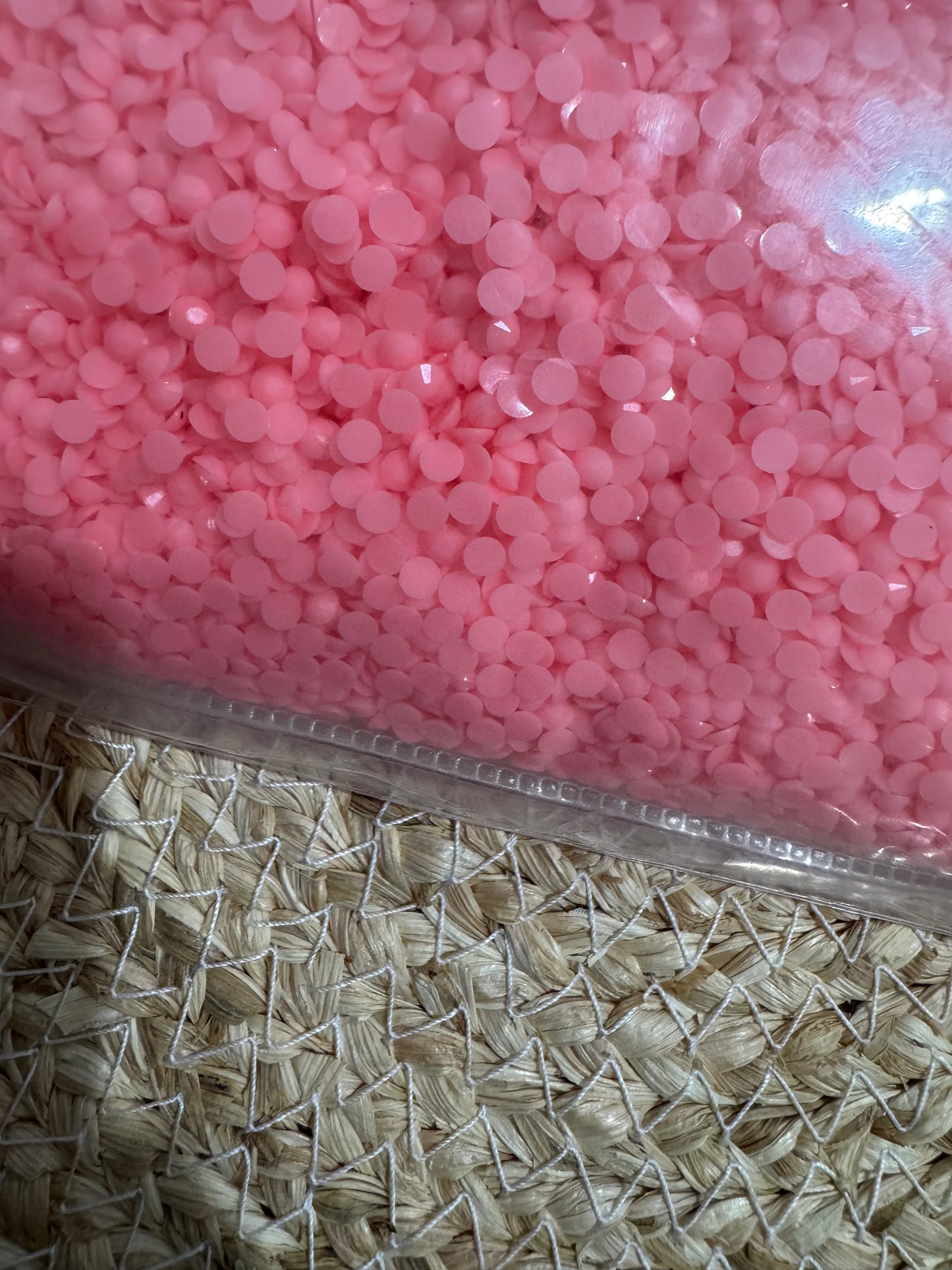 4mm Rhinestones -Fluro Pink