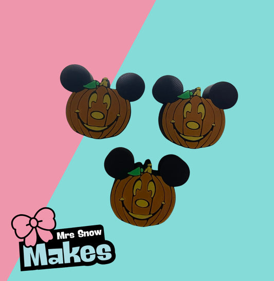 Pumpkin Ears  Straw Toppers