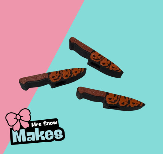Pumpkin stabber Straw Toppers