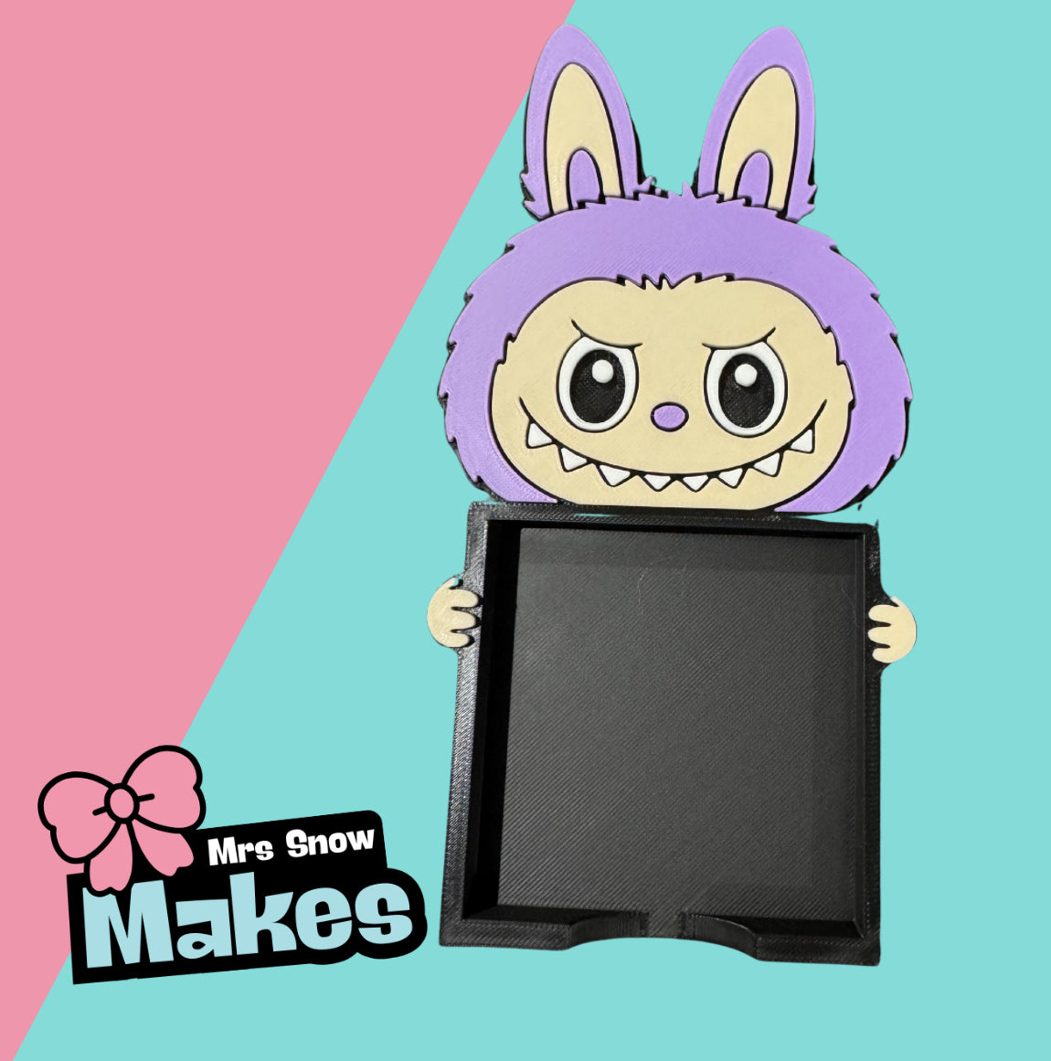 Lafufu Purple Sticky Note holder
