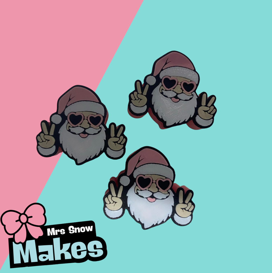 Cool Santa Straw Toppers