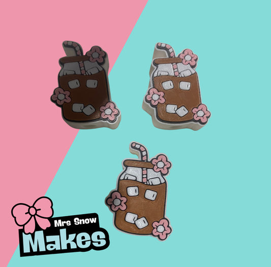 Daisy Ice Coffee Straw Toppers