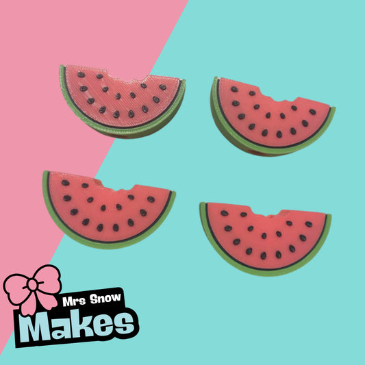 Watermelon Straw Toppers