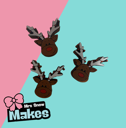 Reindeer Straw Toppers