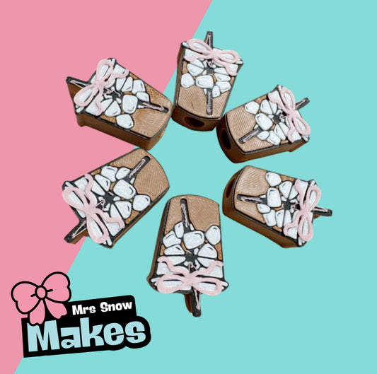 Ice Coffee Straw Toppers