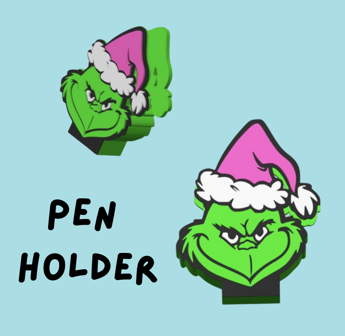 Grinch Pen Holder