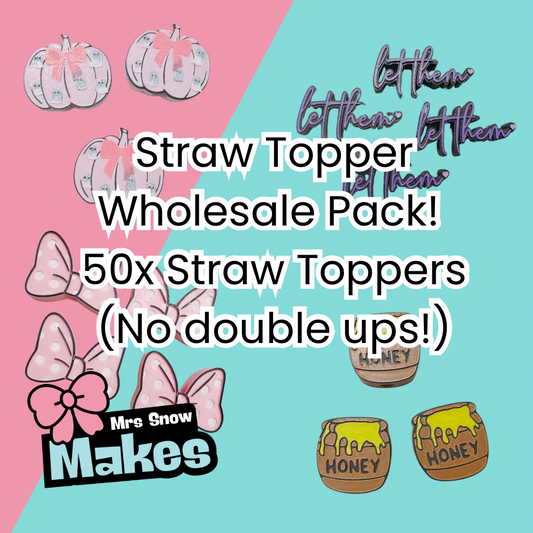 Straw Topper Wholesale Pack