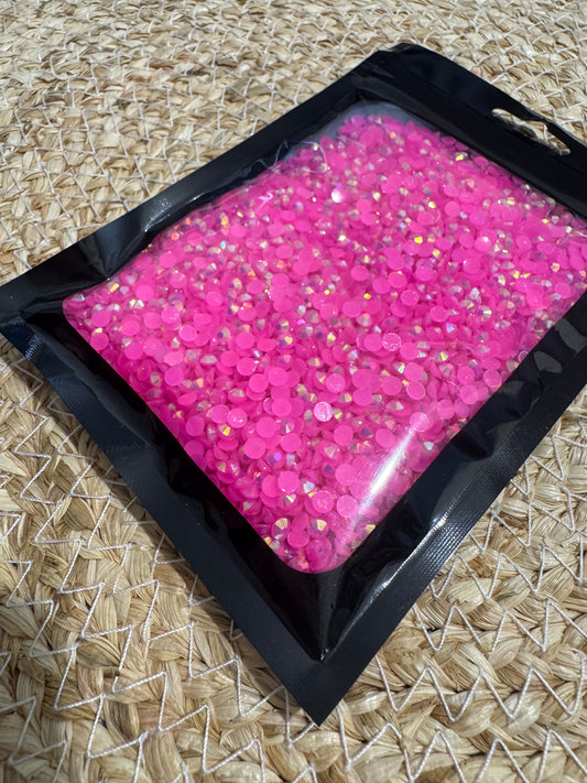 4mm Rhinestones - Pink