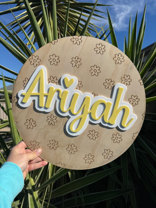 30CM PLY NAME SIGNS
