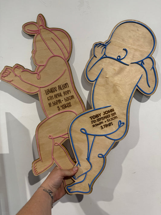 1:1 Baby Plaque