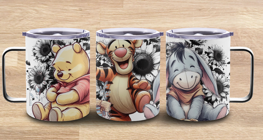 Coffee Mugs  - Bear, tiger and donkey