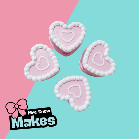 Pink coquette cake Straw Toppers