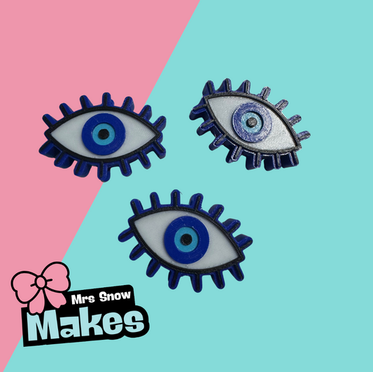 Evil Eye Straw Toppers
