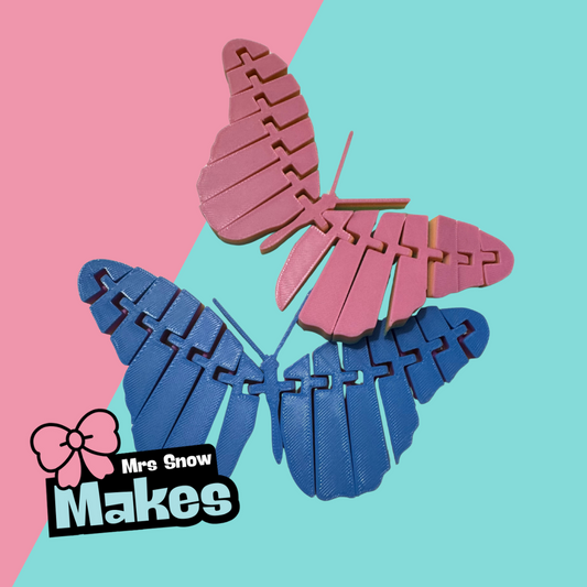 RAINBOW FLEXI BUTTERFLYS